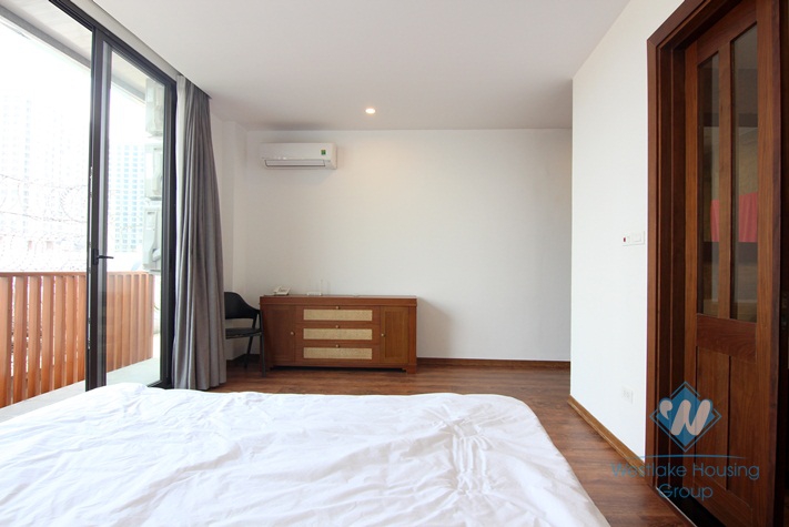Top floor two bedrooms apartment for rent in the heart of Tay Ho, Ha Noi